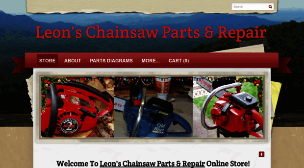 leonschainsawpartsandrepair.com