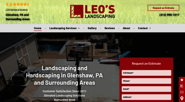 leoslandscapingllc.com