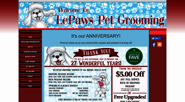 lepawspetgrooming.com