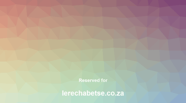 lerechabetse.co.za