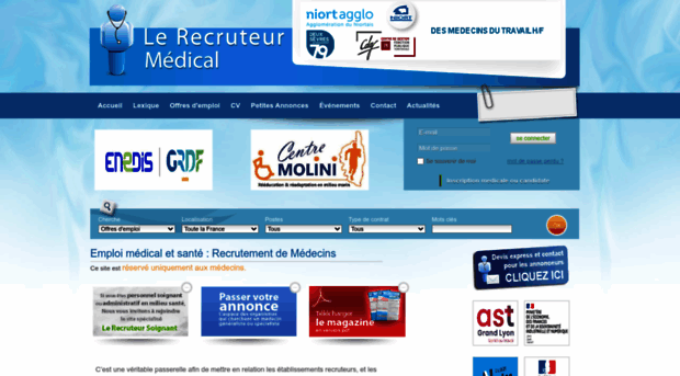 lerecruteurmedical.com