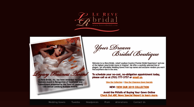 lerevebridal.com