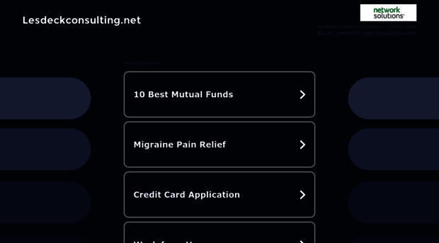 lesdeckconsulting.net