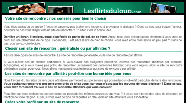 lesflirtsduloup.com