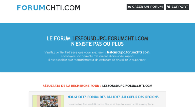 lesfousdupc.forumchti.com