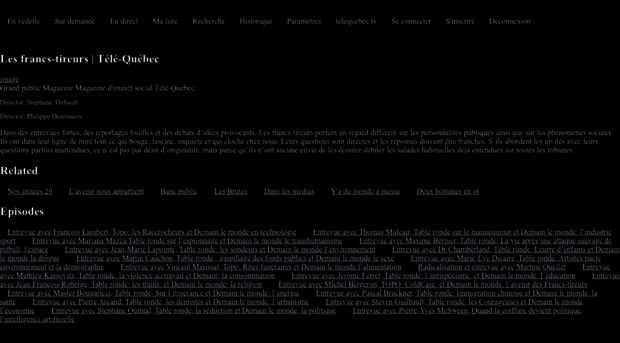 lesfrancstireurs.telequebec.tv