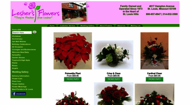 leshersflowers.com