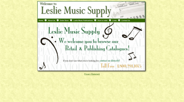 lesliemusicsupply.com