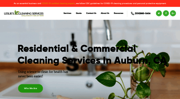 lesliescleaningservices.com