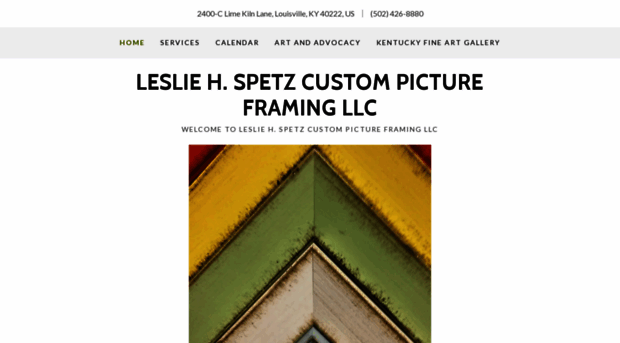 lesliespetzcustomframing.com