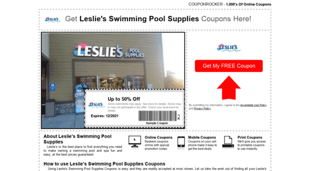 lesliesswimming.couponrocker.com