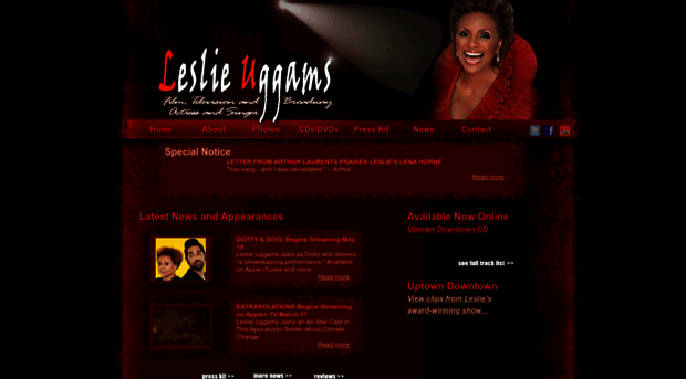 leslieuggams.com