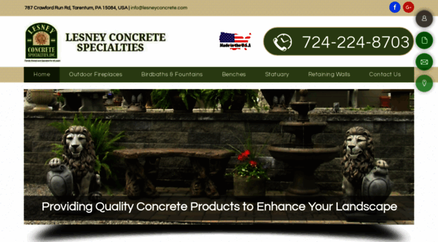 lesneyconcreteinc.com