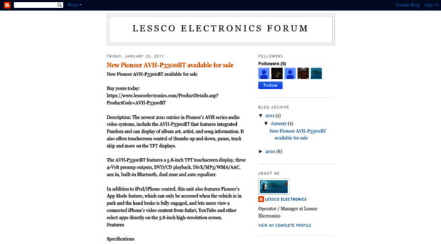 lesscoelectronicsforum.blogspot.com