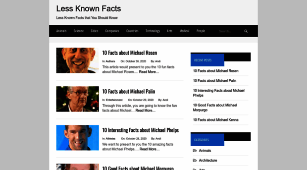 lessknownfacts.com