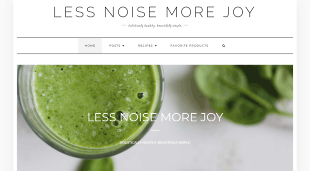 lessnoisemorejoy.com