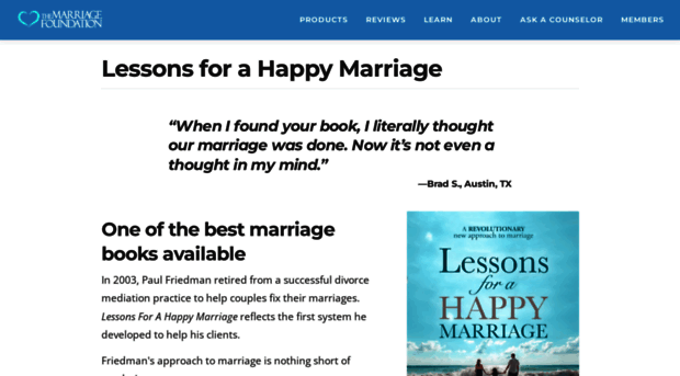 lessonsforahappymarriage.com