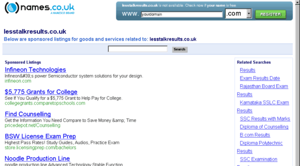 lesstalkresults.co.uk