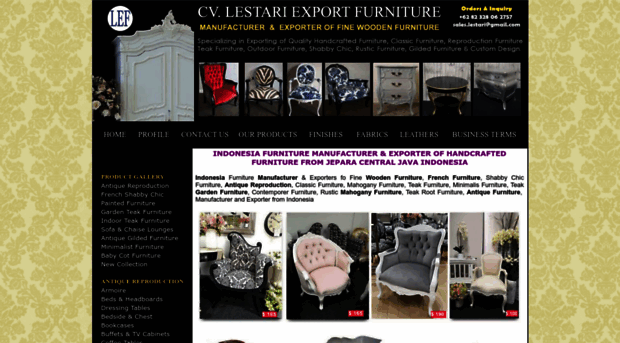 lestariexportfurniture.com