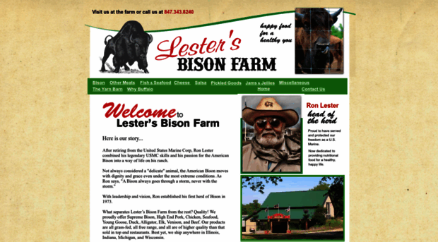 lestersbisonfarm.com