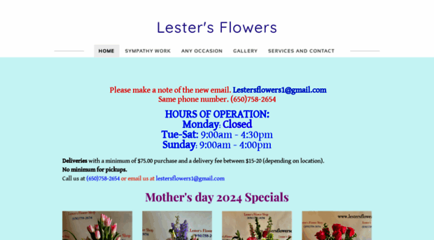 lestersflowerscolma.com