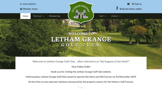 lethamgrangegolfclub.co.uk