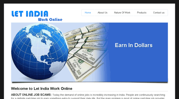 letindiaworkonline.com