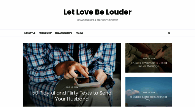 letlovebelouder.com