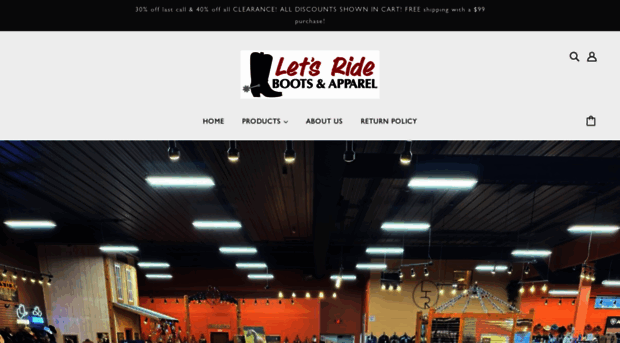 letsridebootsapparel.com