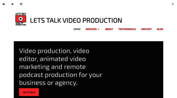 letstalkvideoproduction.com