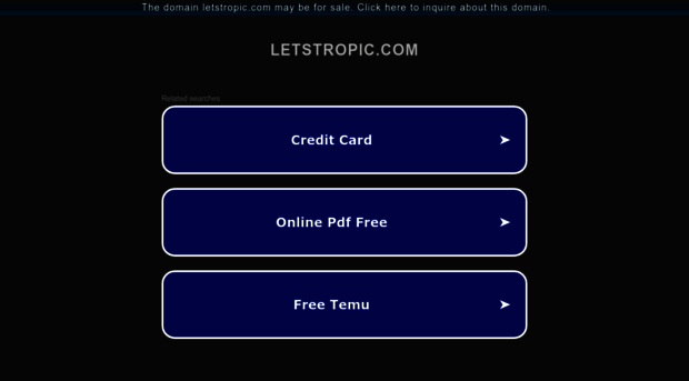 letstropic.com