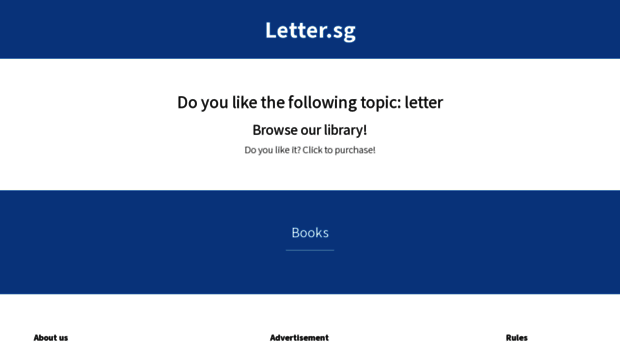 letter.sg