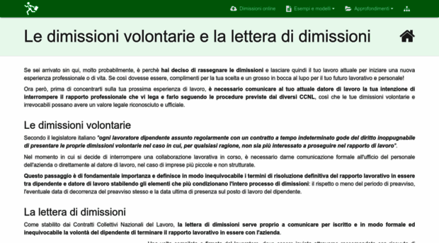 letteradidimissioni.com - Lettera di dimissioni volontar... - Lettera