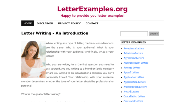 letterexamples.org