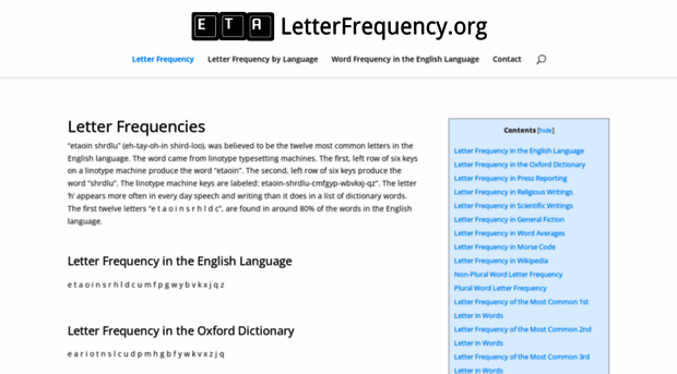 letterfrequency.org