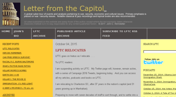 letterfromthecapitol.com
