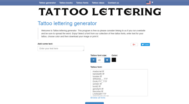 lettering-tattoos.com