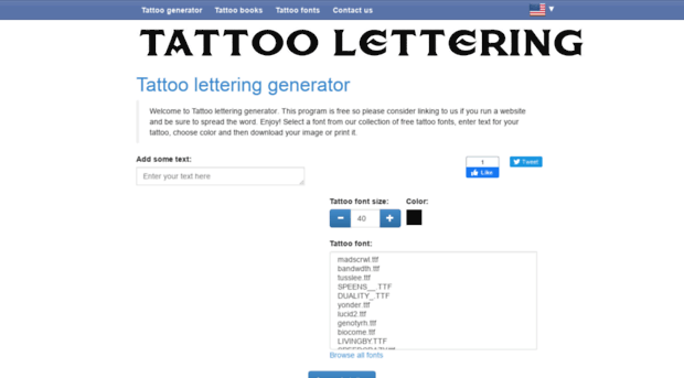 letteringtattoos.net