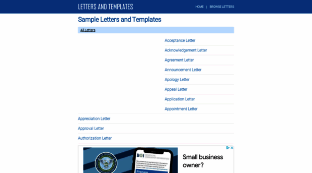 lettersandtemplates.com