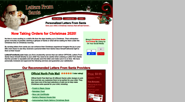 lettersfromsanta.com