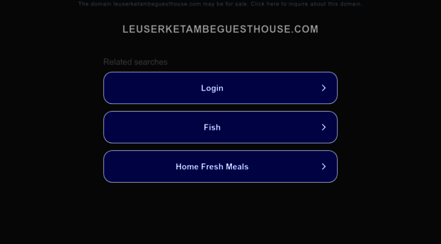 leuserketambeguesthouse.com
