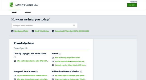 level99games.freshdesk.com