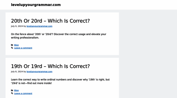 levelupyourgrammar.com