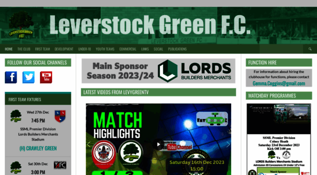 levgreenfc.co.uk