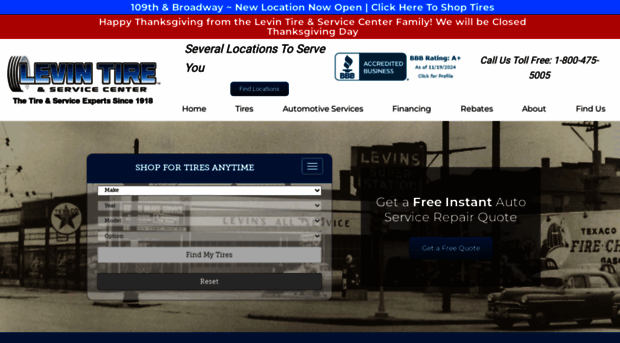 levintirecenter.com