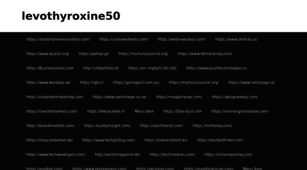 levothyroxine50.com