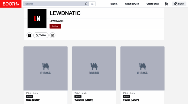 lewdnatic.booth.pm