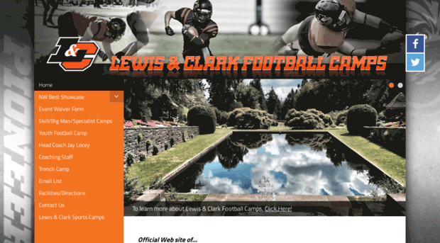 lewisandclarkfootballskillscamp.com