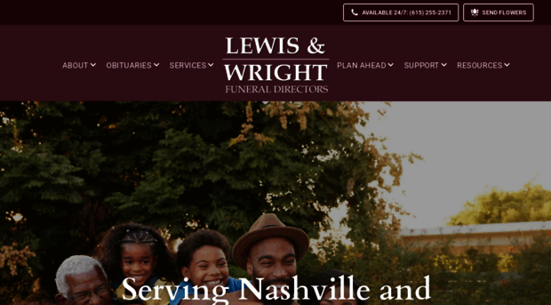 lewisandwrightfuneraldirectors.com