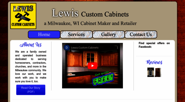 lewiscustomcabinets.com